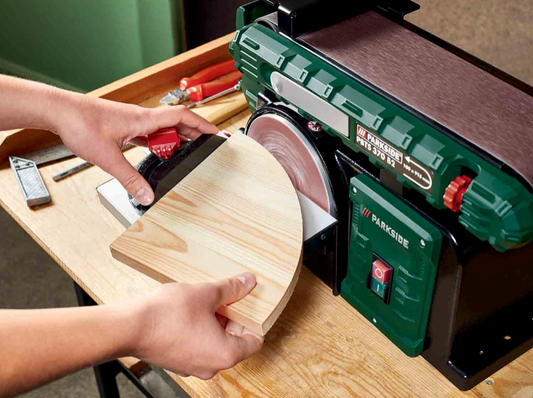 Lixadora de Cinta e Disco 370 W com Montagem em Guia